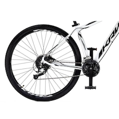 Bicicleta Aro 29 Krw Alumínio - Freio Hidráulico Suspensão com Trava Mountain Bike S9 - 27 Velocidades - Adulto - Foto 3