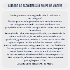 Camiseta Térmica Roupas Térmicas Segunda Pele - Feminina - Foto 3