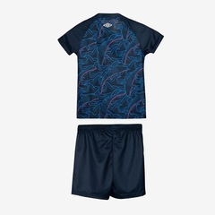 Kit Uniforme de Futebol do Santos 3 2023 Umbro - Infantil - Foto 2
