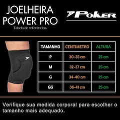 Joelheira Vôlei Poker SPRy Power - Foto 4