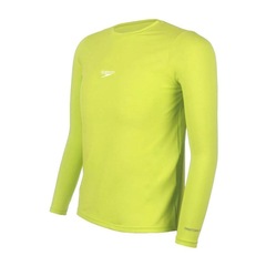 Camiseta Speedo Manga Longa com Proteção Uv50 - Infantil - Foto 1