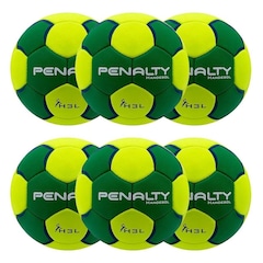 Kit Bolas de Handebol Penalty Suécia H3L Pro X - 6 Unidades - Foto 1