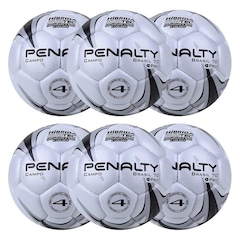 Kit de Bolas de Futebol de Campo Penalty Brasil 70 N4 X - 6 Unidades - Foto 1