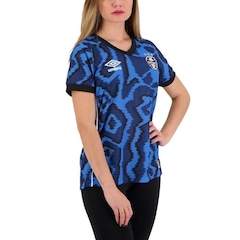 Camisa do Grêmio Of. 3 2021 Torcedor Umbro - Feminina - Foto 3