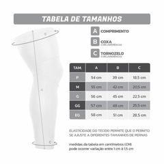 Kit Esportivo Muvin: Manguito Longo Elástico Pro Fps Uv 50+ + Pernito Esportivo Pro Proteção Solar Uv50+ - Foto 8