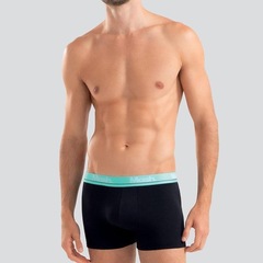 Kit de Cuecas Boxer Mash Cotton Elástico Bordado - Adulto - 3 Unidades - Foto 6