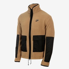 Jaqueta sem Capuz Nike Sportswear Sherpa - Masculina - Foto 1