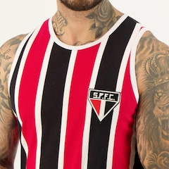 Camiseta Regata do São Paulo Retromania Retrô 1971 Tricolor - Masculina - Foto 4