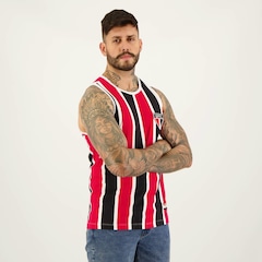 Camiseta Regata do São Paulo Retromania Retrô 1971 Tricolor - Masculina - Foto 5