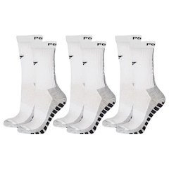 Kit de Meias 3/4 Penalty Grip - 3 Pares - Infantil - Foto 1