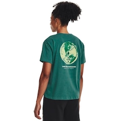 Camiseta Under Armour Project Rock Globe - Feminina - Foto 3