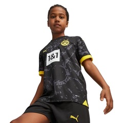 Camisa Borussia Dortmund 23/24 II Puma - Infantil - Foto 3