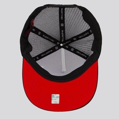 Boné Aba Curva do Flamengo Supercap Americano - Snapback - Adulto - Foto 4