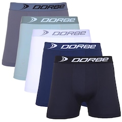 Kit 5 Cuecas Boxer Microfibra Dorbe Original - Adulto - Foto 1