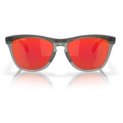 Óculos de Sol Unissex Oakley Frogskins Matte Grey Smoke Grey Ink - Foto 5