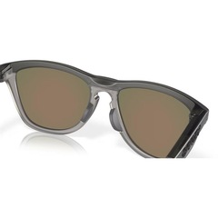 Óculos de Sol Unissex Oakley Frogskins Matte Grey Smoke Grey Ink - Foto 7