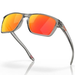 Óculos de Sol Unissex Oakley Sylas Grey Ink Prizm Ruby - Foto 2