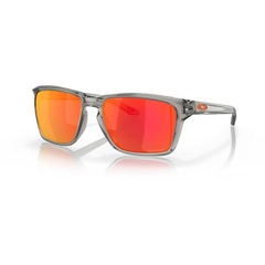 Óculos de Sol Unissex Oakley Sylas Grey Ink Prizm Ruby - Foto 6