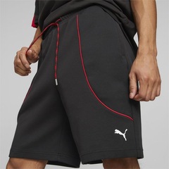 Shorts Puma de Moletom Scuderia Ferrari Race - Masculino - Foto 7