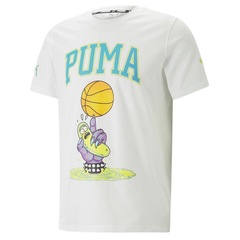Camiseta Puma X Rick And Morty Pickle Rick Basketball - Masculina - Foto 1