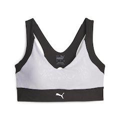 Top Fitness Puma Reflective All-Over-Print High Support - Adulto - Foto 6