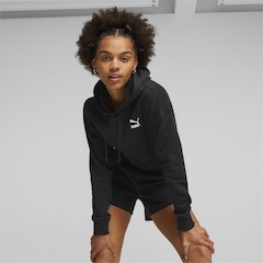 Blusão de Moletom com Capuz Puma Classics Cropped - Feminino - Foto 7