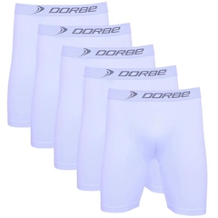 Kit Cuecas Long Leg Algodão Dorbe - Adulto - 5 unidades - Foto 1