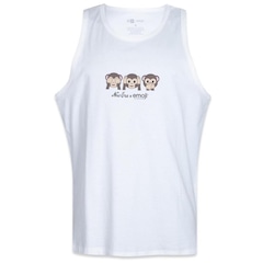 Camiseta Regata New Era Emoji Macacos - Masculina - Foto 1