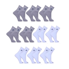 Kit Meias Cano Longo Dorbe Algodão - 38 a 43 - 10 Pares - Adulto - Foto 1