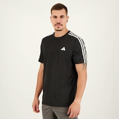 Camiseta adidas Essentials 3 Listras - Masculina - Foto 2