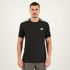 Camiseta adidas Essentials 3 Listras - Masculina - Foto 1