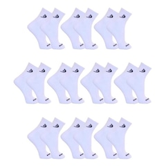 Kit Meias Cano Curto Algodão Dorbe - 38 a 43 - 10 Pares - Adulto - Foto 1
