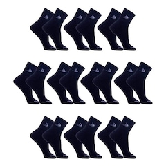 Kit Meias Cano Curto Algodão Dorbe - 38 a 43 - 10 Pares - Adulto - Foto 1