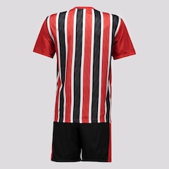 Kit Uniforme do São Paulo Mini Craque: Camisa + Calção - Infantil - Foto 2
