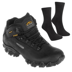 Bota Bull Terrier Impermeável Alpina Dry + 1 Par de Meias - Feminina - Foto 1