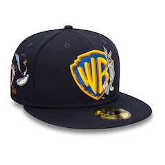 Bone New Era 59Fifty Fitted Escudo Warner Brothers Pernalonga - Fechado - Adulto - Foto 2