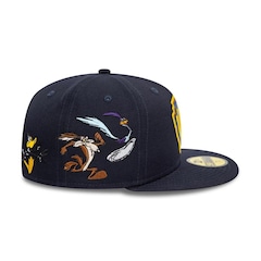Bone New Era 59Fifty Fitted Escudo Warner Brothers Pernalonga - Fechado - Adulto - Foto 5