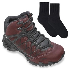 Bota Adventure Bull Terrier Extreme + Par de Meia - Masculina - Foto 1