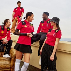 Camiseta Polo Puma Manga longa Scuderia Ferrari 2023 Team Torcedor - Feminina - Foto 3