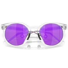 Óculos de Sol Oakley Hstn Metal Matte Clear Prizm Violet - Unissex - Foto 5
