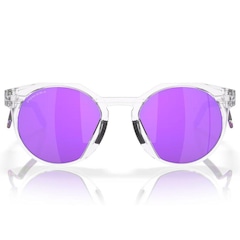 Óculos de Sol Oakley Hstn Metal Matte Clear Prizm Violet - Unissex - Foto 6