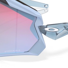 Óculos de Sol Oakley Wind Jacket 2.0 Matte Trans Stonewash - Unissex - Foto 3