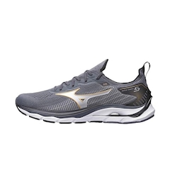 Tênis Mizuno Wave Mirai 5 + 3 Pares de Meia Cano Médio - Masculino - Foto 2