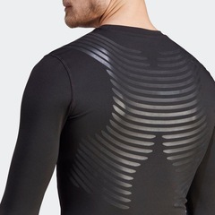 Camiseta adidas Manga Longa Techfit Control X Rheon - Masculina - Foto 8