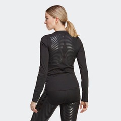 Camiseta adidas Manga Longa Techfit Control X Rheon - Feminina - Foto 5
