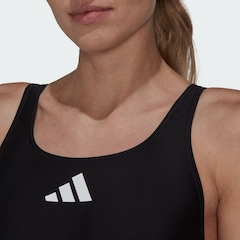 Maiô de Natação adidas 3 Bars Suit - Adulto - Foto 7