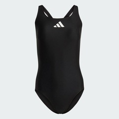 Maiô de Natação adidas 3 Bars Suit - Adulto - Foto 4