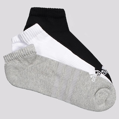 Kit Meia Cano Baixo adidas Spw com 3 Pares - Adulto - Foto 1