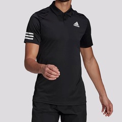 Camisa Polo adidas Club 3 Listras - Masculina - Foto 2