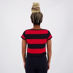 Blusa Cropped do Flamengo Braziline Vibe - Feminina - Foto 2
